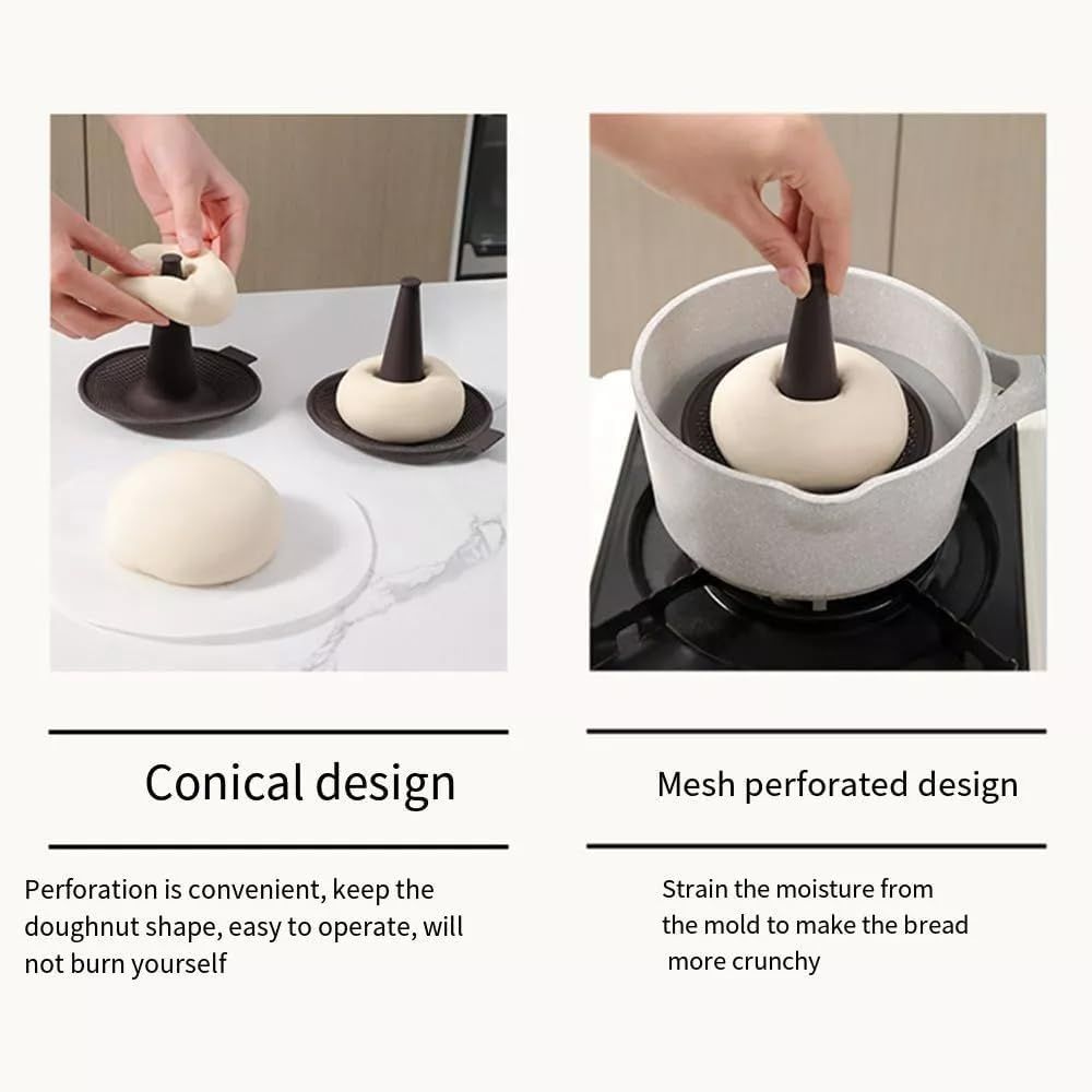 Silicone Donut Baking Mould for Homemade Baking - Heat Range -30℃ to 230℃ view 2