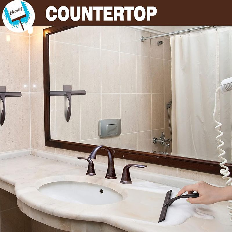 Silver Stainless Steel Glass Squeegee for Car Windshield & Countertop - 10 view 4