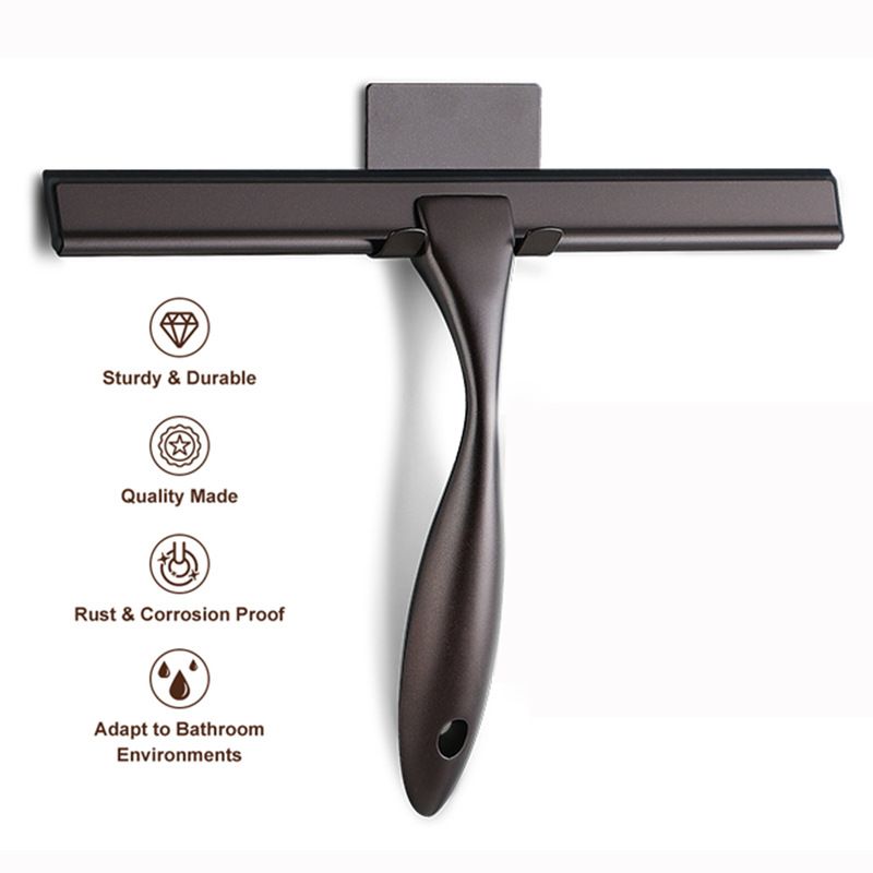 Silver Stainless Steel Glass Squeegee for Car Windshield & Countertop - 10 view 6
