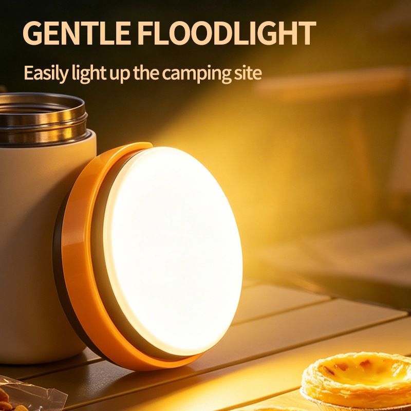LY20 Black and Yellow Compact Solar Camping Lantern for Home Travel Use view 3