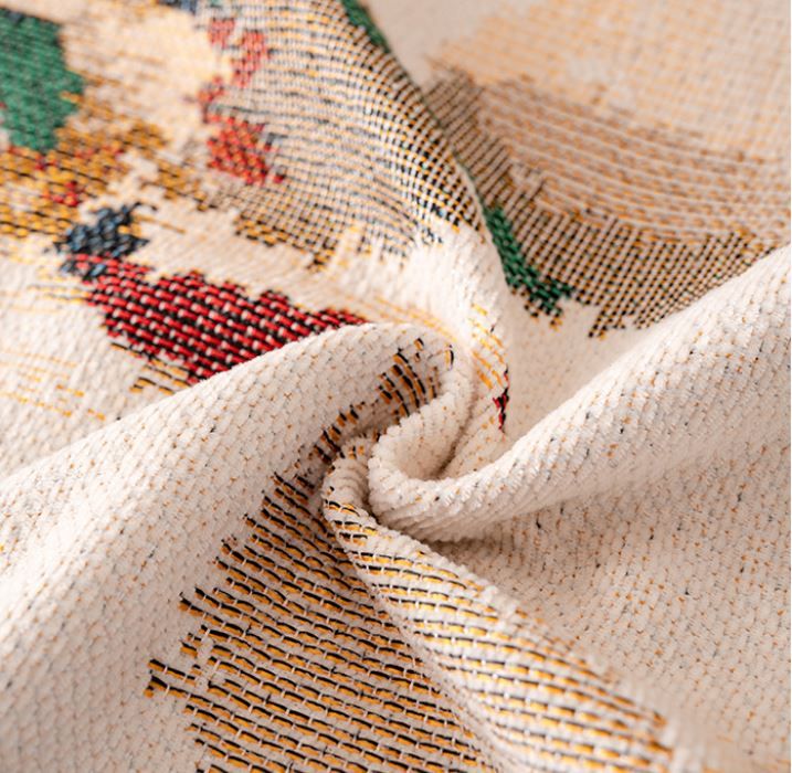180 x 230 CM Christmas Jacquard Chenille Sofa Cover Throw Blanket with Tassel view 3
