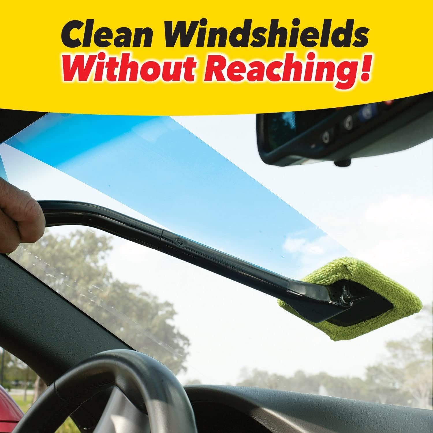 Car Windshield Rotating Defogger Cleaner Brush with 4-Color Washable view 2