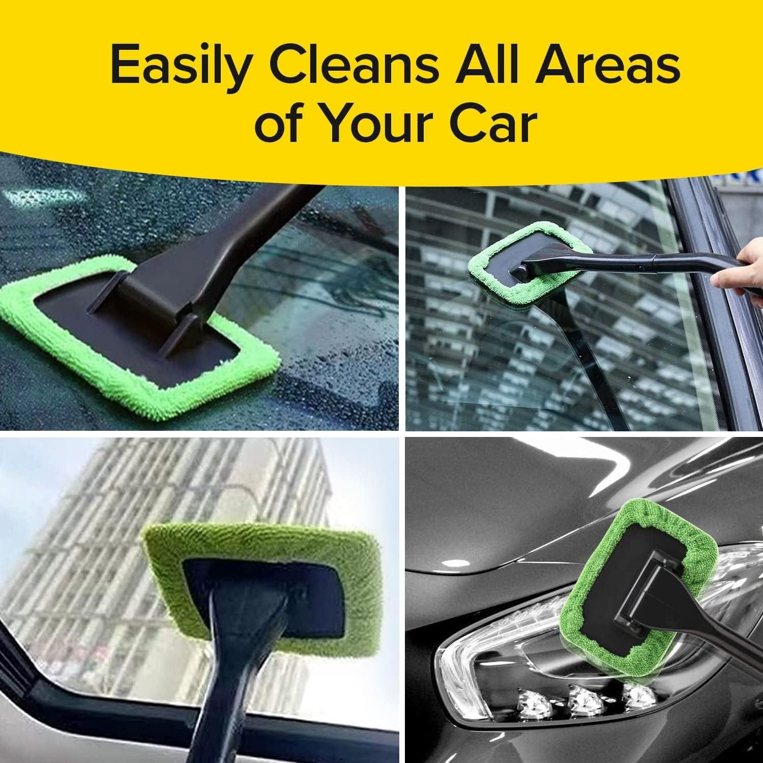 Car Windshield Rotating Defogger Cleaner Brush with 4-Color Washable view 5