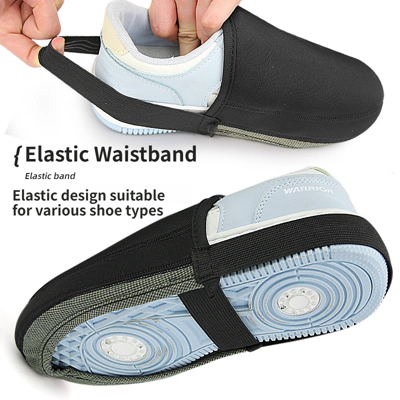 S Size Waterproof & Dustproof Cycling Half Shoe Covers view 4