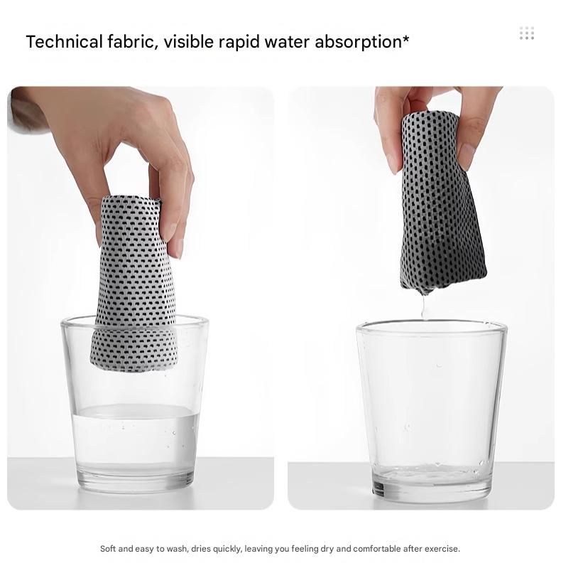 Rose red Cooling Towel with Silicone Case - Quick Dry Ice Towel for Sports view 12