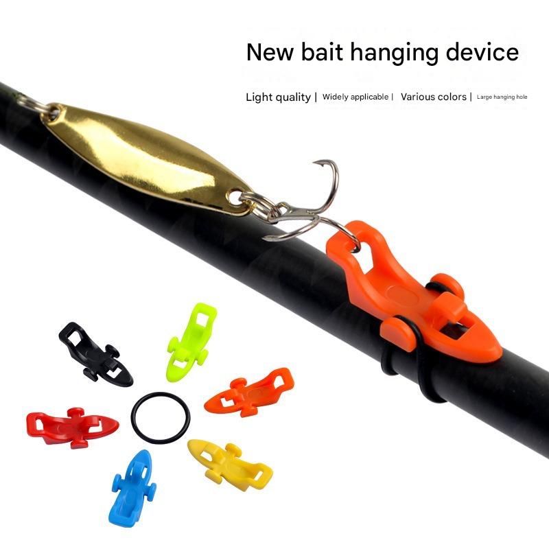 4-piece Fishing Rod Hook Keeper Set - Car Shaped Lure Holder view 4
