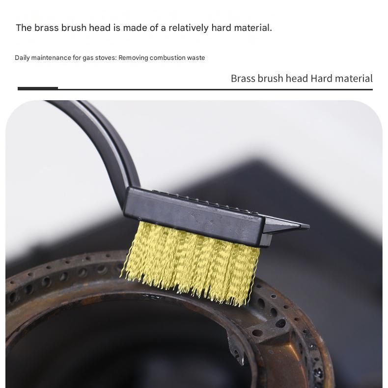 8-Piece Cleaning Brush Set（Includes 8 transparent hooks） - Stainless Steel Scraper view 5