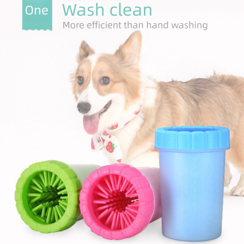 4-Piece Pet Cleaning Kit -Pet Grooming and Paw Cleaning Set with big Blue Dog view 12