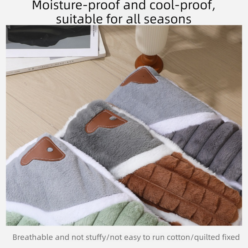 Grey XL size Luxury Plush Pet Sleeping Mat view 6