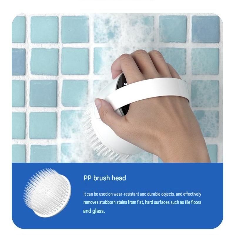 4-piece Green Electric Spin Scrubber Cordless Cleaning Brush（Includes three view 6