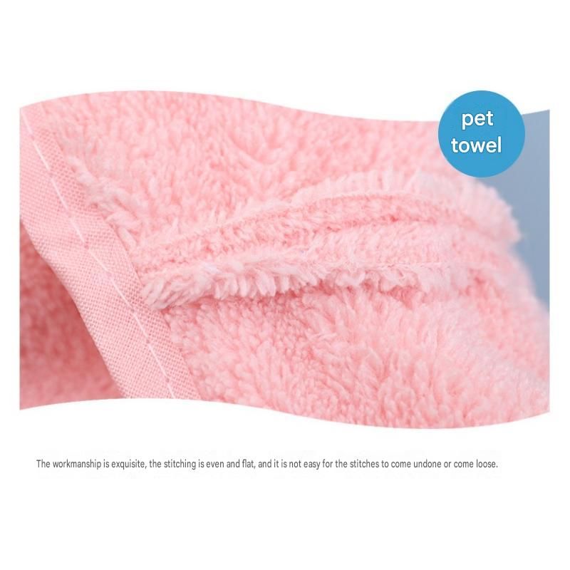 3-piece Pet Grooming Bathing Kit with 2 pack Blue Pet Drying Glove Towel and view 5