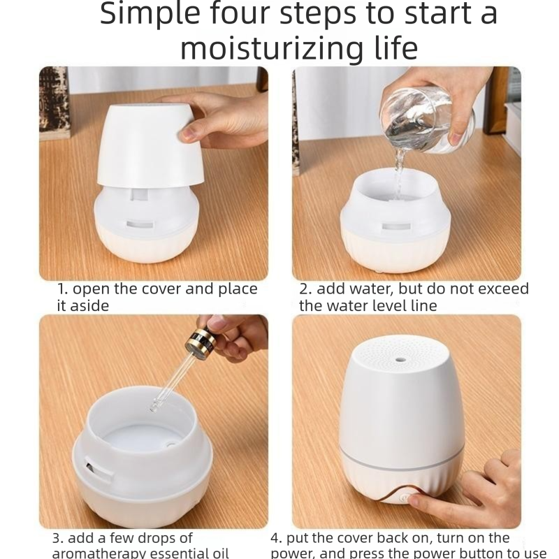 3-piece Office Comfort Gift Bundle Set – White Aromatherapy Diffuser view 6