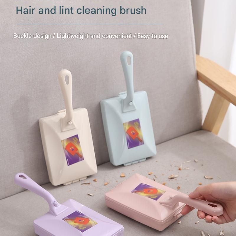 Pink Double Roller Cleaning Brush - PP Material view 2