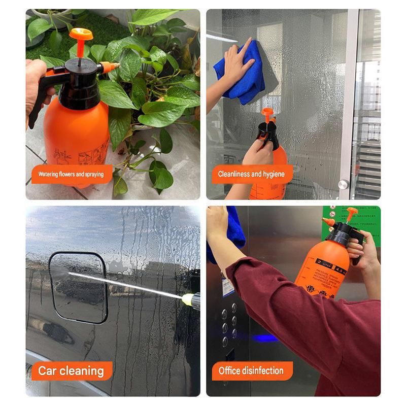 3L Orange Pressure Sprayer - PP Plastic Garden Watering Can with Adjustable view 8