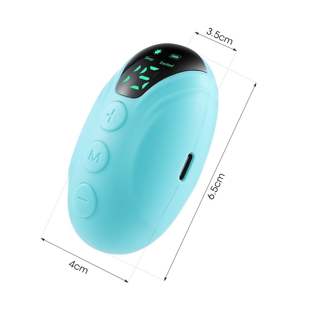 Green Portable EMS Pulse Sleep Aid Device - 15 Adjustable Levels view 11