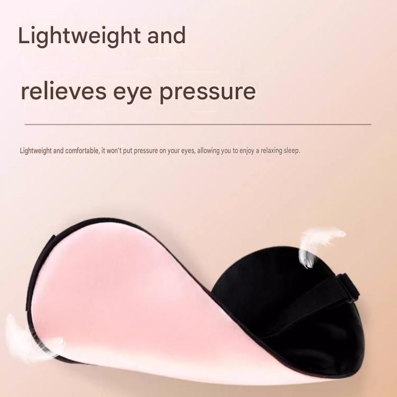 Grey Spandex Sleep Eye Mask - 360 Degree Blackout view 5