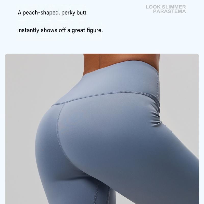 Winter Fitness Bundle - Blue XL size Women's High Waist 3/4 Yoga Leggings with view 8
