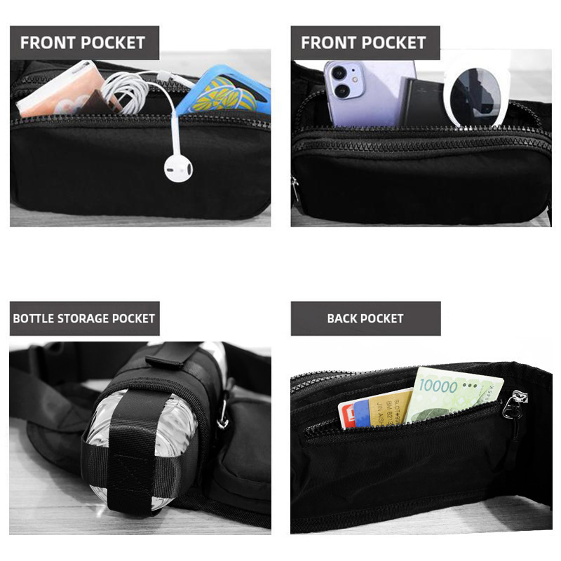 Winter Fitness Bundle - Black M size Women's High Waist 3/4 Yoga Leggings with view 15
