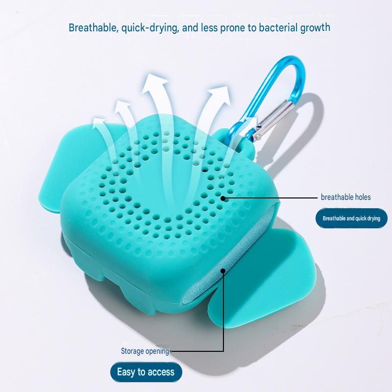 Green Portable Quick Dry Towel with Elephant Storage Box - Microfiber Cooling view 4