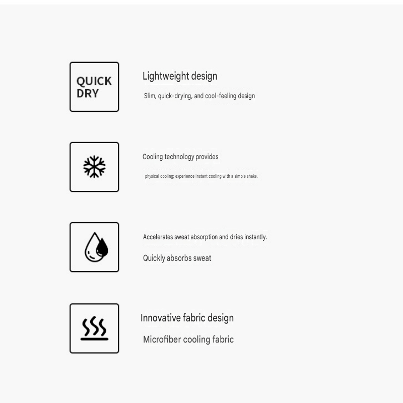 Black 50x100cm Portable Quick Dry Sports Towel - Ultra-Light Microfiber view 4