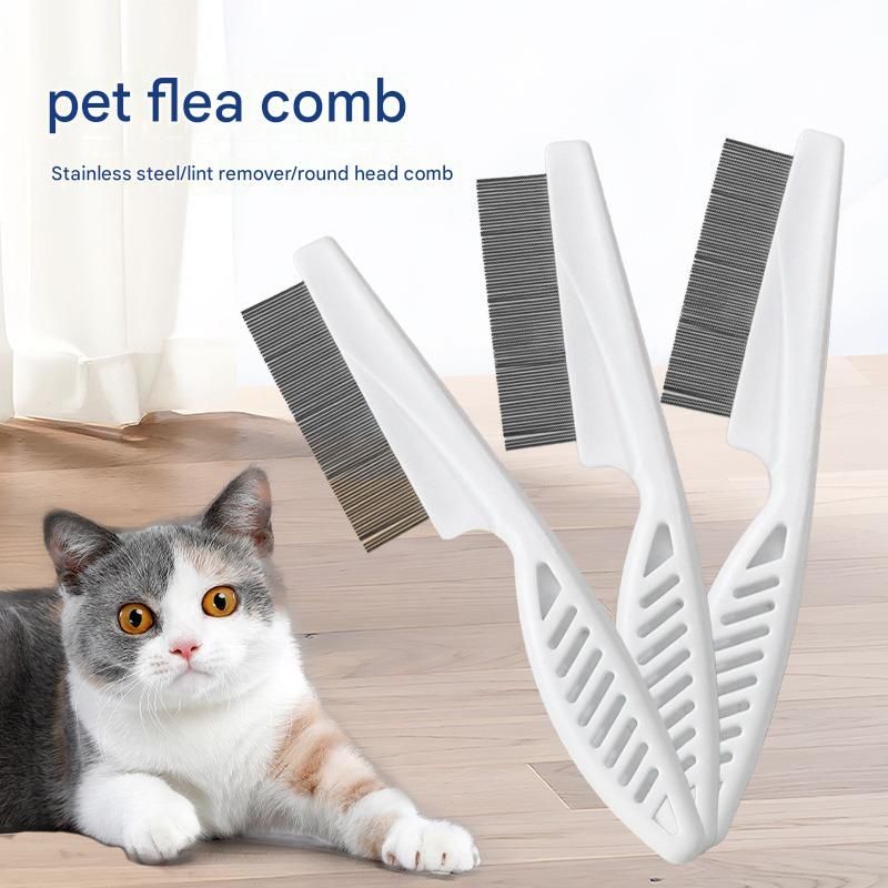 Transparent cat Complete Cat Care Set - One-Touch Deshedding Brush view 3