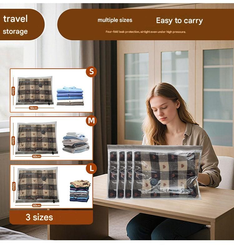 49L Large-Capacity Fabric Storage Bin & 6-Piece Vacuum Compression Bag Set — view 7