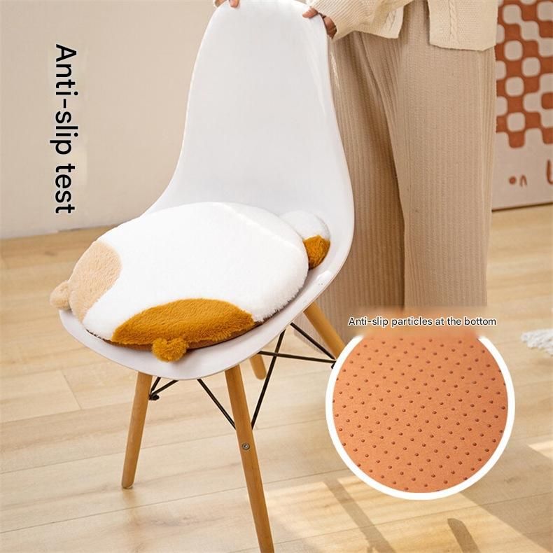 40cm Round Cat-Themed Seat Cushion (Brown Tabby) — Slow-Rebound Memory Foam view 5