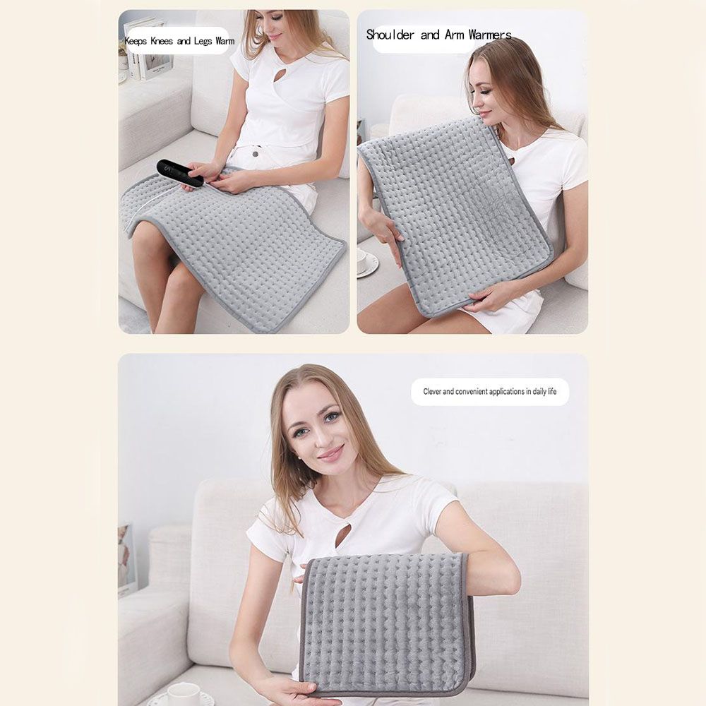 Electric Heating Pad 40 x 76cm with 9 Heat Levels and 4 Timer Settings view 3