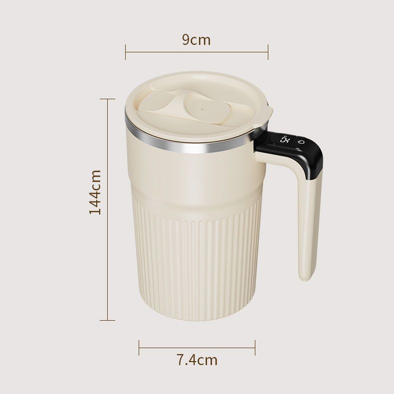 Green Self Stirring Coffee Mug Electric Temperature Display Cup 14.4cm view 6