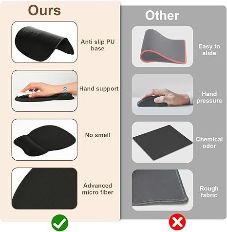 Gradient Pinkish White silicone wrist rest with 20-in-1 electronics cleaning view 5