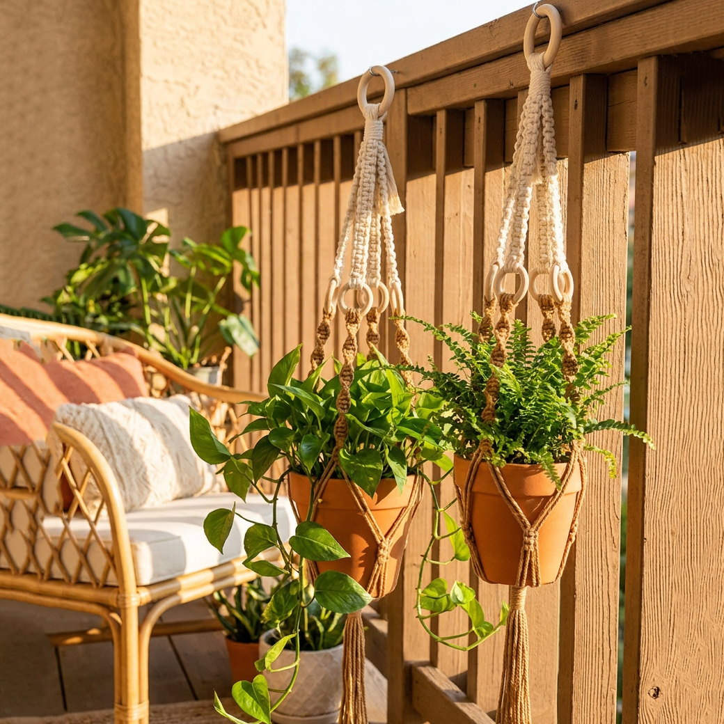 Handmade Plant Hanger Set 2 PCS（Type A） view 4