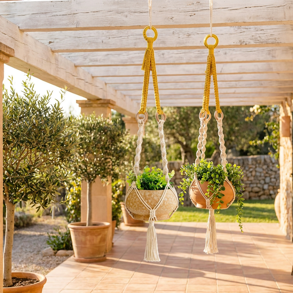 Handmade Plant Hanger Set 2 PCS（Type B） view 3