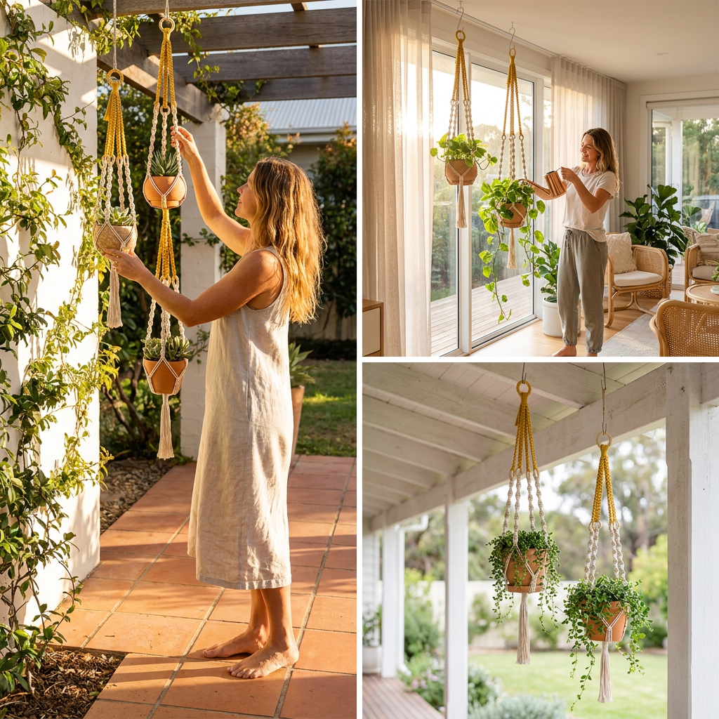 Handmade Plant Hanger Set 2 PCS（Type B） view 5