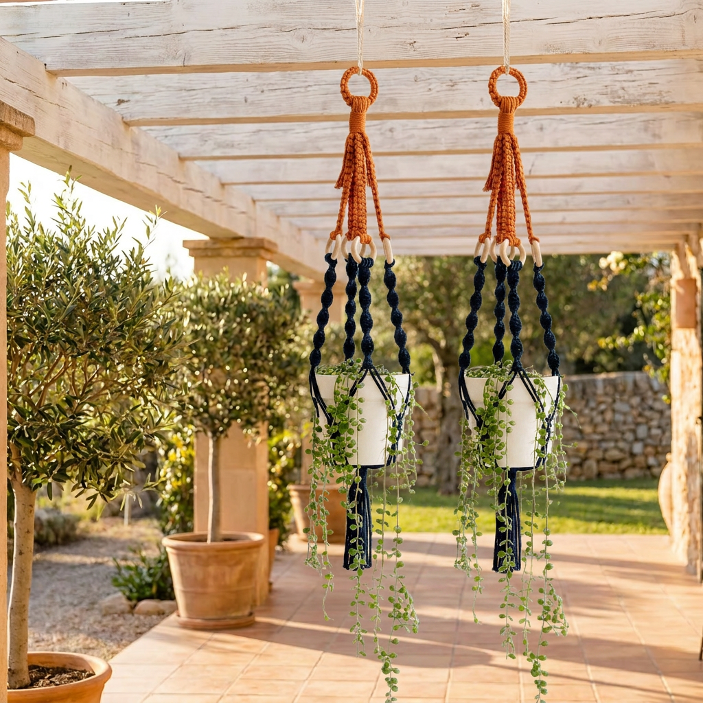 Handmade Plant Hanger Set 2 PCS（Type C） view 4