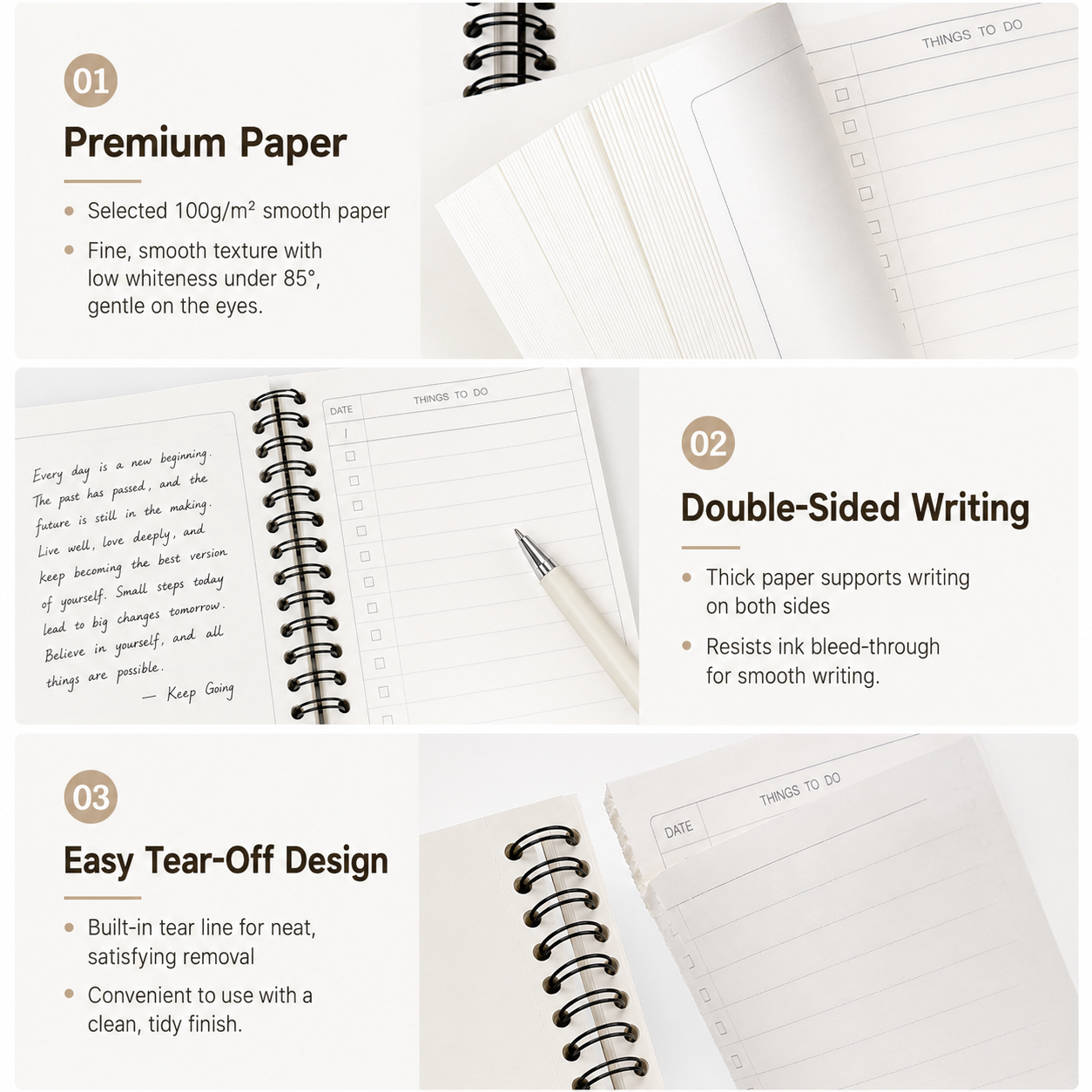 Fruit Series To Do List Notebook (Banana) – Spiral Bound Journal with Cute view 4