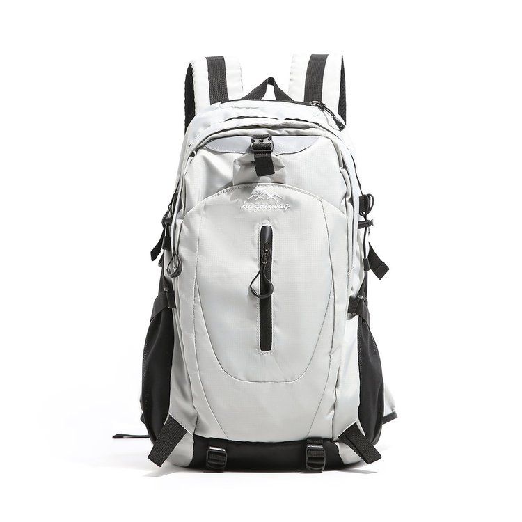 Gray Hiking Backpack with 5 Carabiners Included – Lightweight Waterproof view 10