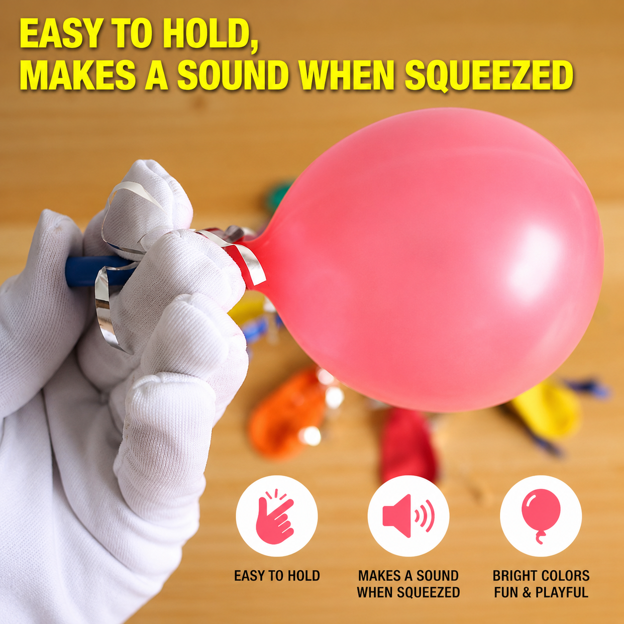 200 Piece Party Whistle and Blowout Set - 100 Whistle Balloons and 100 Party view 7
