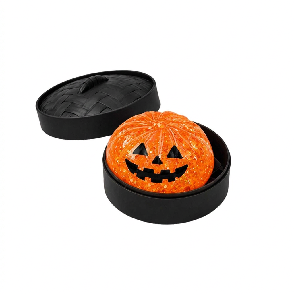 (Orange pumpkin buns) Halloween Slow-Rebound Soft Mini Bread Toy view 4