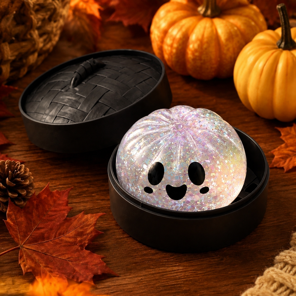 (White steamed buns) Halloween Slow-Rebound Soft Mini Bread Toy view 3