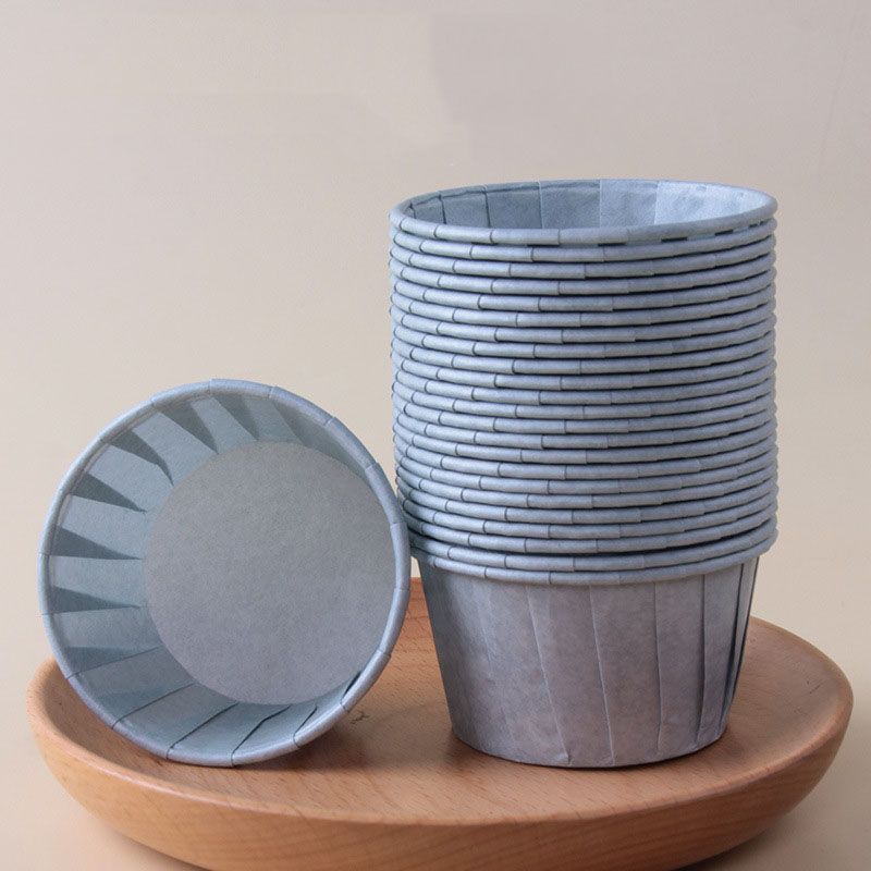 Handheld Batter Dispenser - 900ml with 50 Blue Cupcake Liners for Baking view 4