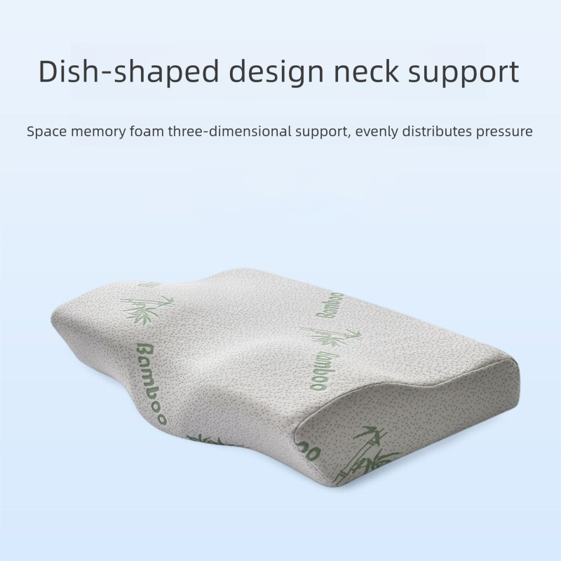 Single Butterfly Memory Foam Pillow - Ergonomic Neck Support Cushion with view 2