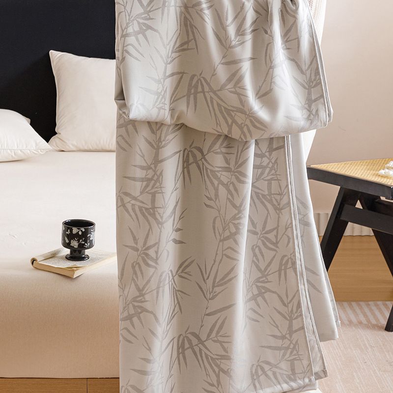 Bamboo Fibre Cooling Blanket Silver Bamboo Pattern 150x200cm for Summer Bed view 4