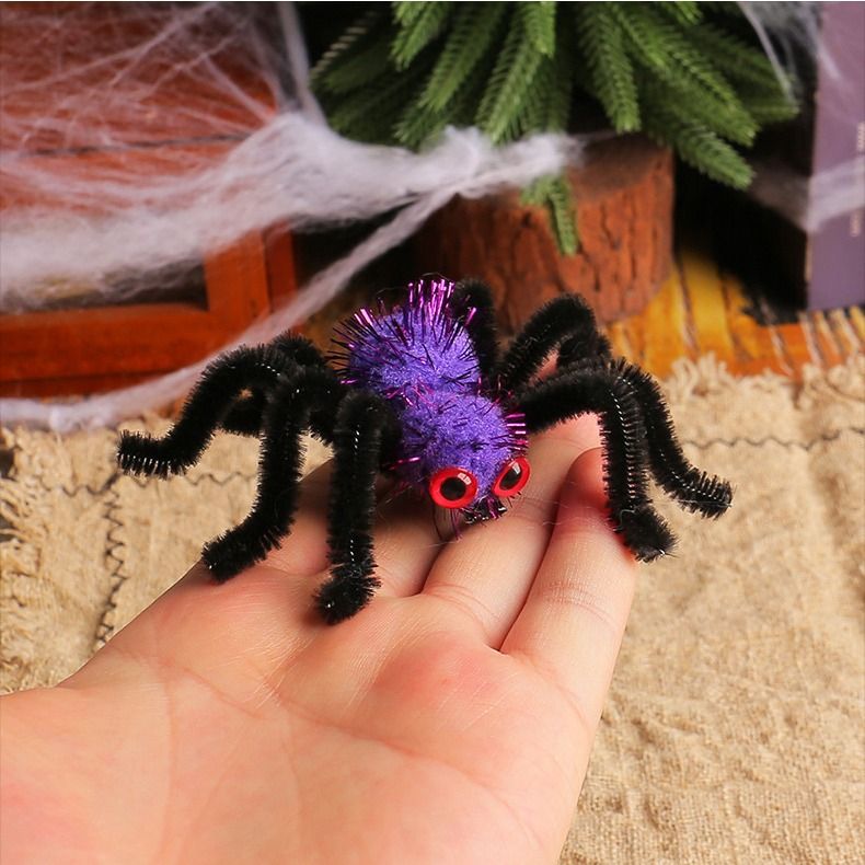 Halloween Spider Hair Clip Set 2 Pack Purple Costume Party Accessory for Dress view 4