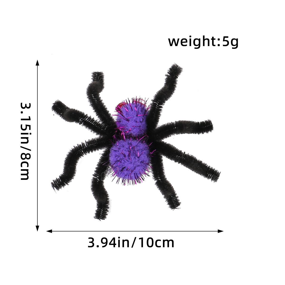 Halloween Spider Hair Clip Set 2 Pack Purple Costume Party Accessory for Dress view 7