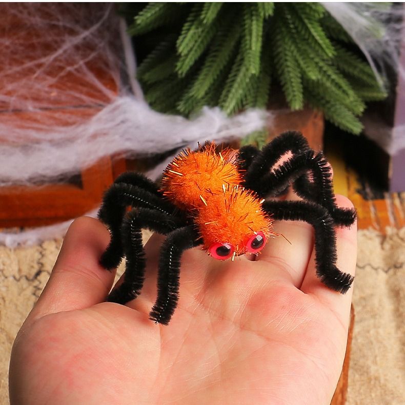 Halloween Spider Hair Clip Set 2 Pack Orange Costume Party Accessory for Dress view 3