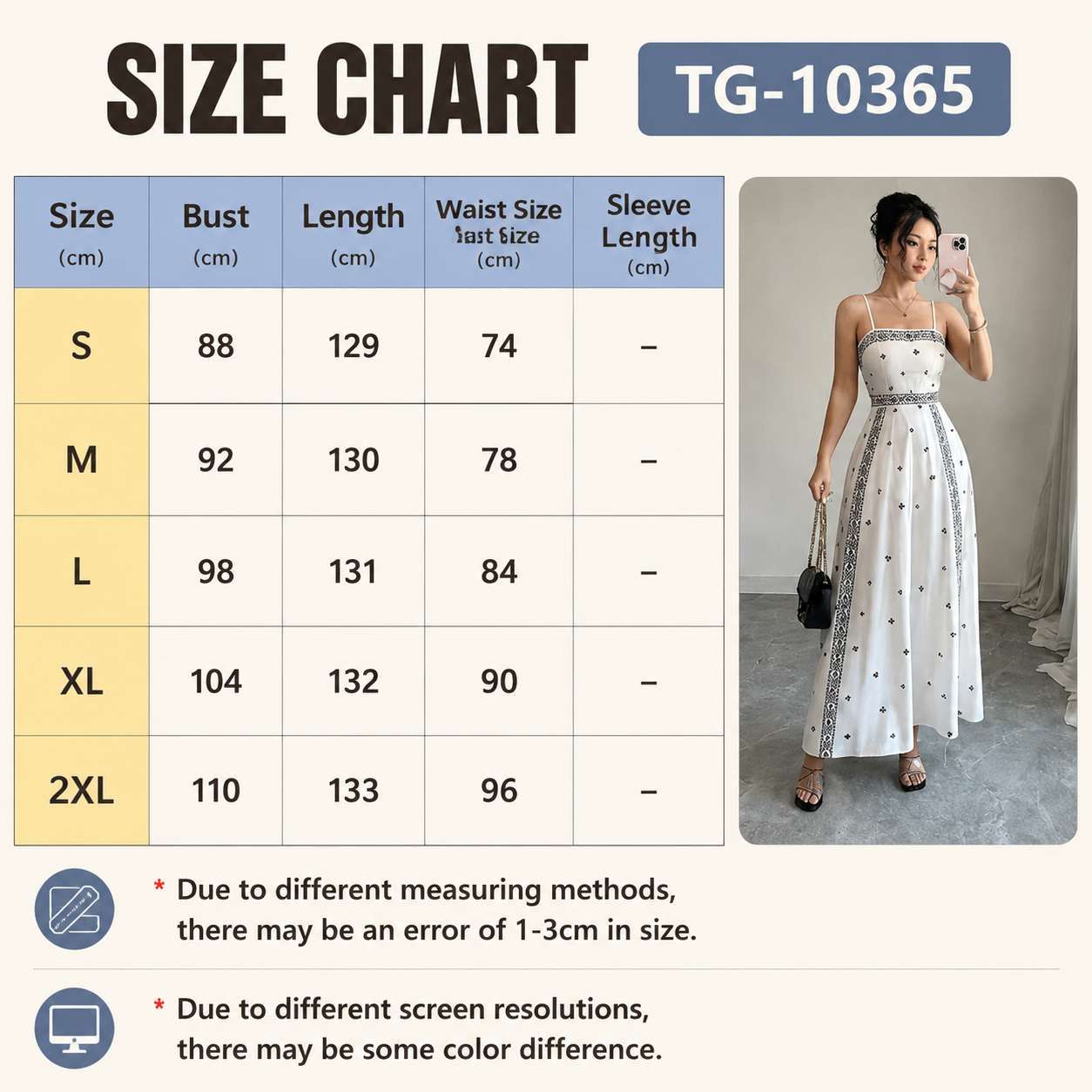 Women's White Boho Print Maxi Dress 2XL Size - Stretch Polyester Fabric view 2