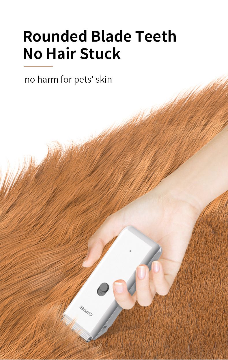 Green Portable Pet Grooming Clipper for Dogs and Cats - IPX7 Waterproof USB view 5