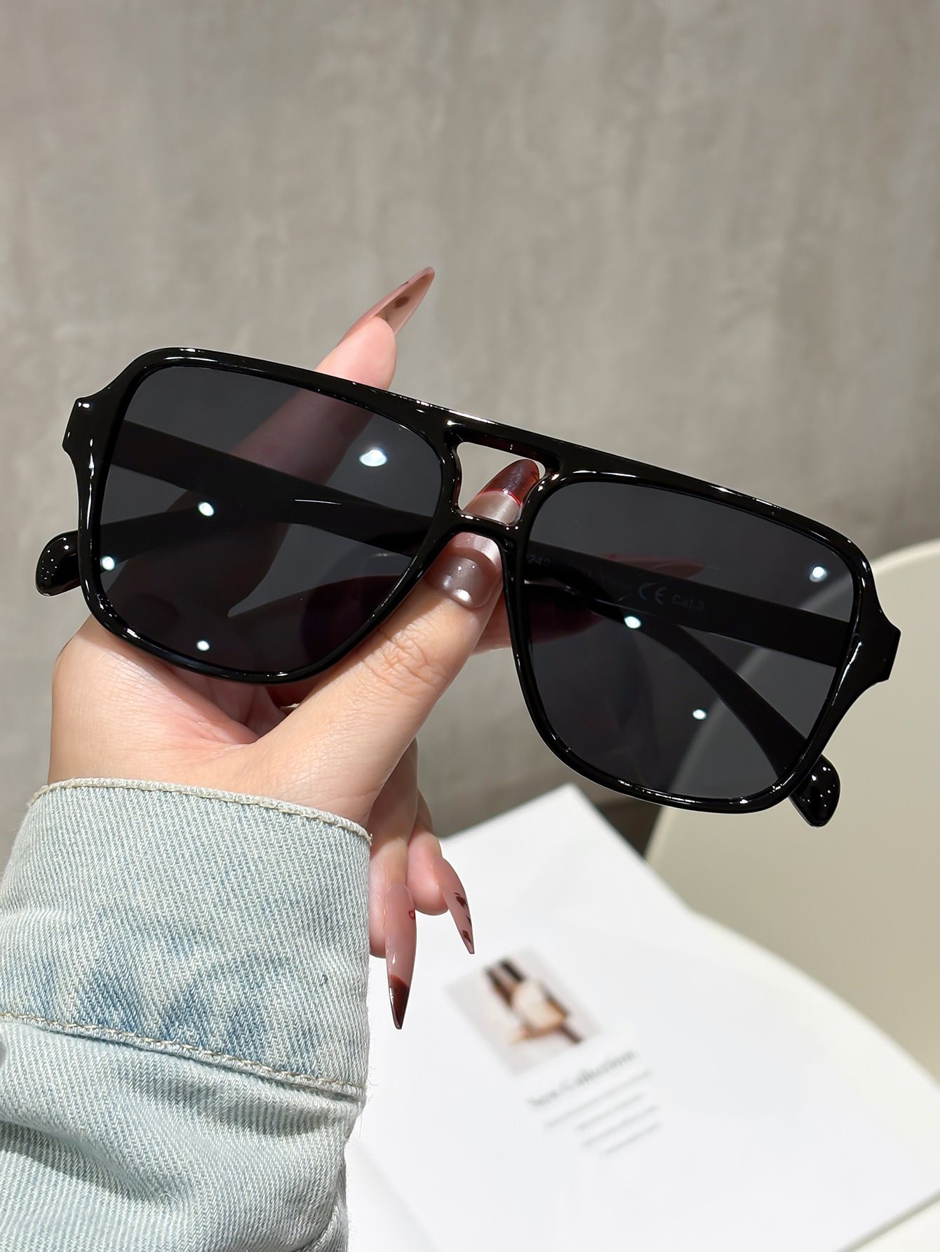 4 Pairs Y2K Style Aviator Sunglasses Set for Men and Women - UV400 Protection view 7