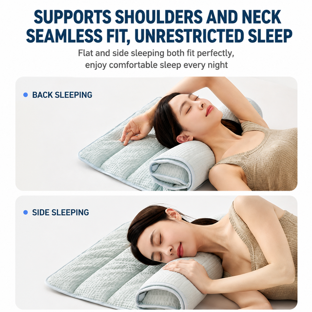 2-in-1 Coffee Adjustable Travel Towel Pillow Integeatd 60 x 140CM Foldable view 5