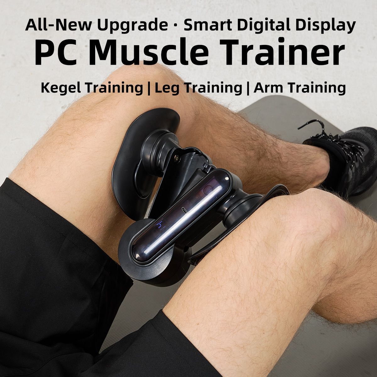 Black Smart Counting Multifunctional Pelvic Floor Muscle Exerciser - 18KG view 2